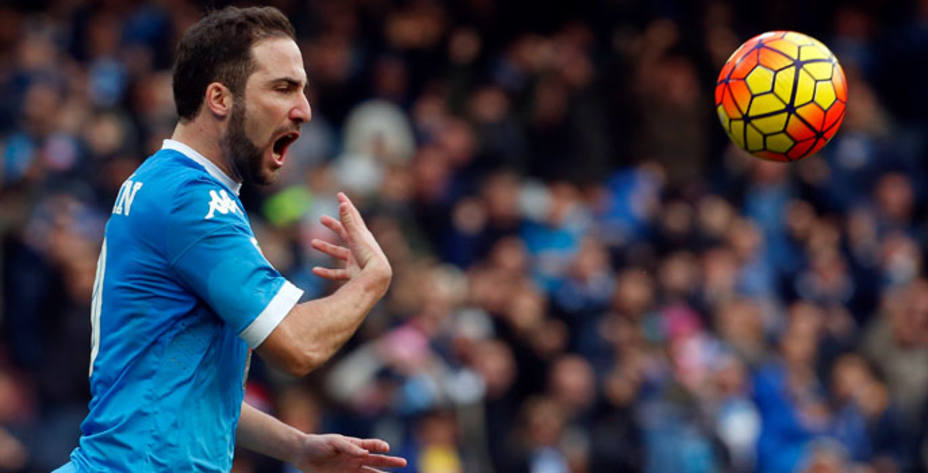 Gonzalo Higuaín es el pichichi del Calcio con 24 goles anotados. Reuters.