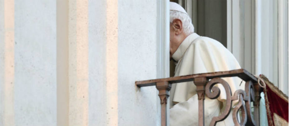 Última imagen de Benedicto XVI como Papa. REUTERS