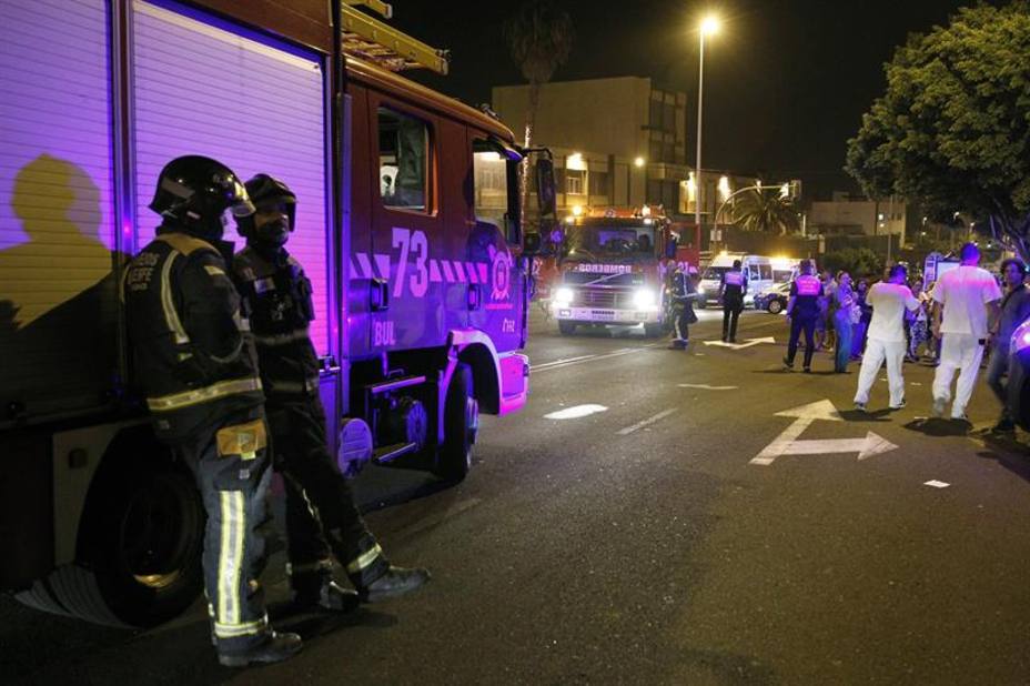 Detenida una mujer como presunta autora del fuego en el hospital de Tenerife