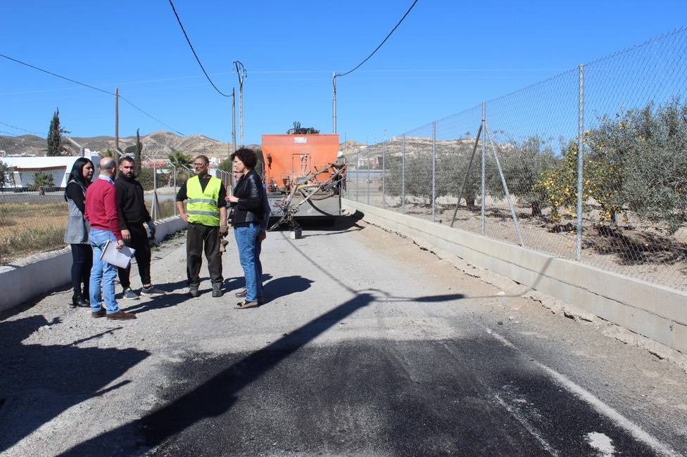 Puerto Lumbreras adecúa sus caminos rurales para mejorar el tránsito de vehículos