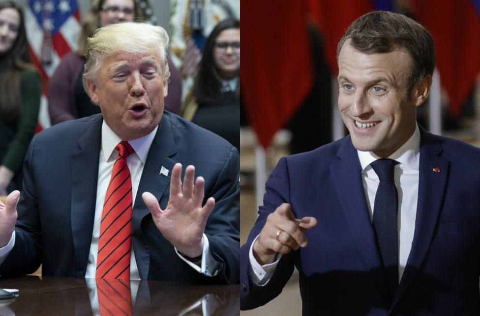 El dardo envenenado de Donald Trump a Macron que retrata al presidente francés