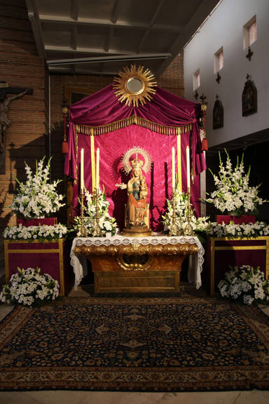 La Virgen de San Lorenzo fue conocida como la Virgen de los Aguadores