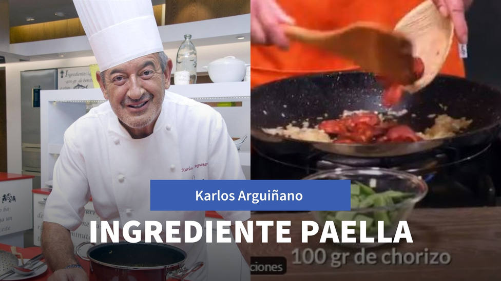 El ingrediente que ha usado Arguiñano en su paella y que indigna a los valencianos