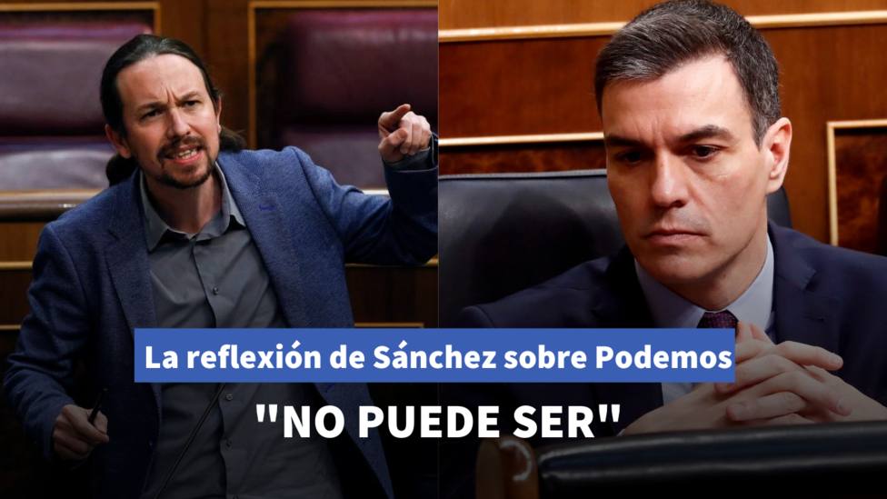 La reflexión de Sánchez sobre los partidos imputados que no gustará a Pablo Iglesias