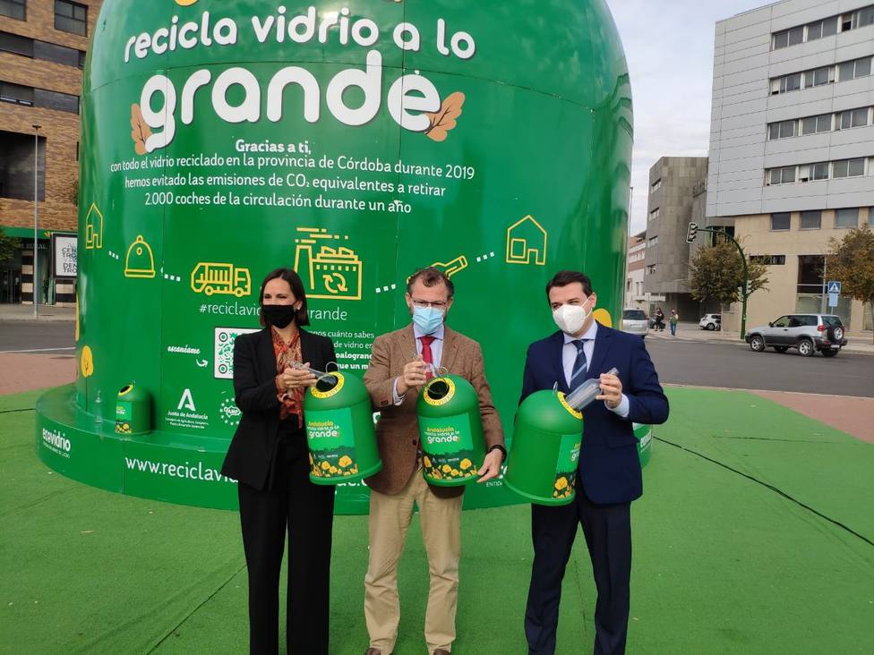Córdoba cuenta con el contenedor más grande del mundo para concienciar sobre el reciclaje del vidrio