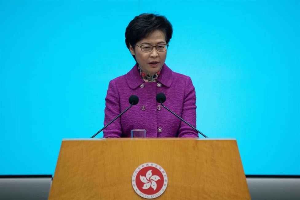 La jefa del Gobierno hongkonés, Carrie Lam