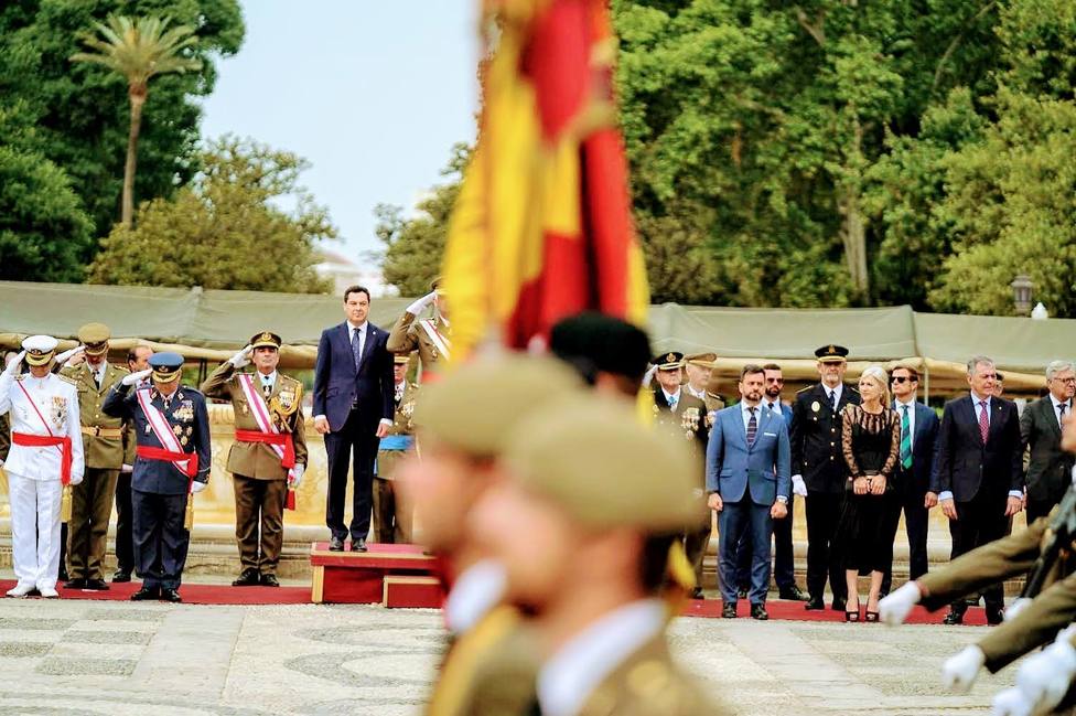 El presidente de la Junta de Andalucía reivindica los valores que unen a los españoles