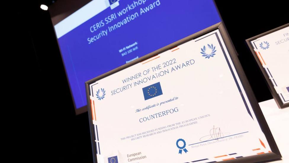 La Comisión Europea premia el sistema de descontaminación Covid-19 COUNTERFOG, desarrollado en cooperación con el Hospital Fundación Alcorcón