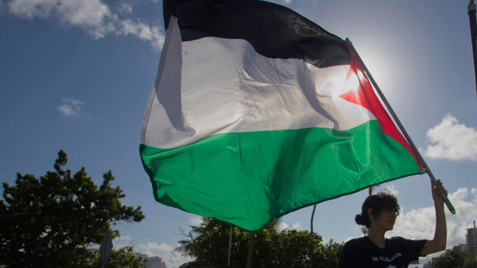 Una bandera de Palestina