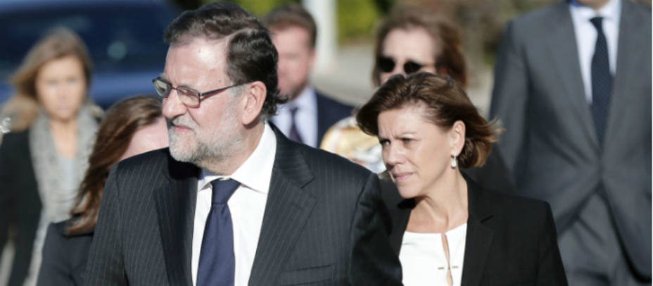 Mariano Rajoy (i), presidente del Gobierno y del PP. EFE