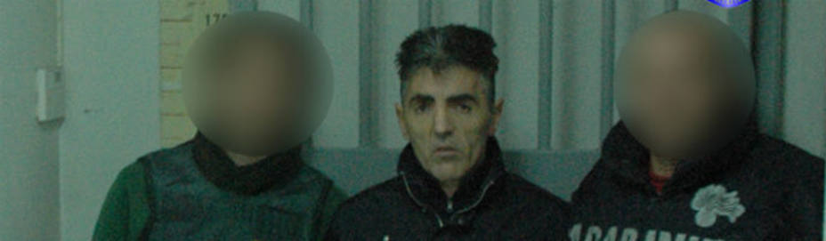 Vittorio Maglione durante su detención en Mijas. Foto Guardia Civil