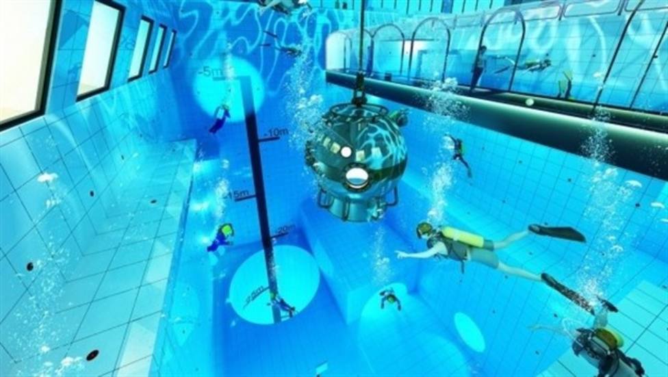Imagen de la que será la piscina más profunda del mundo