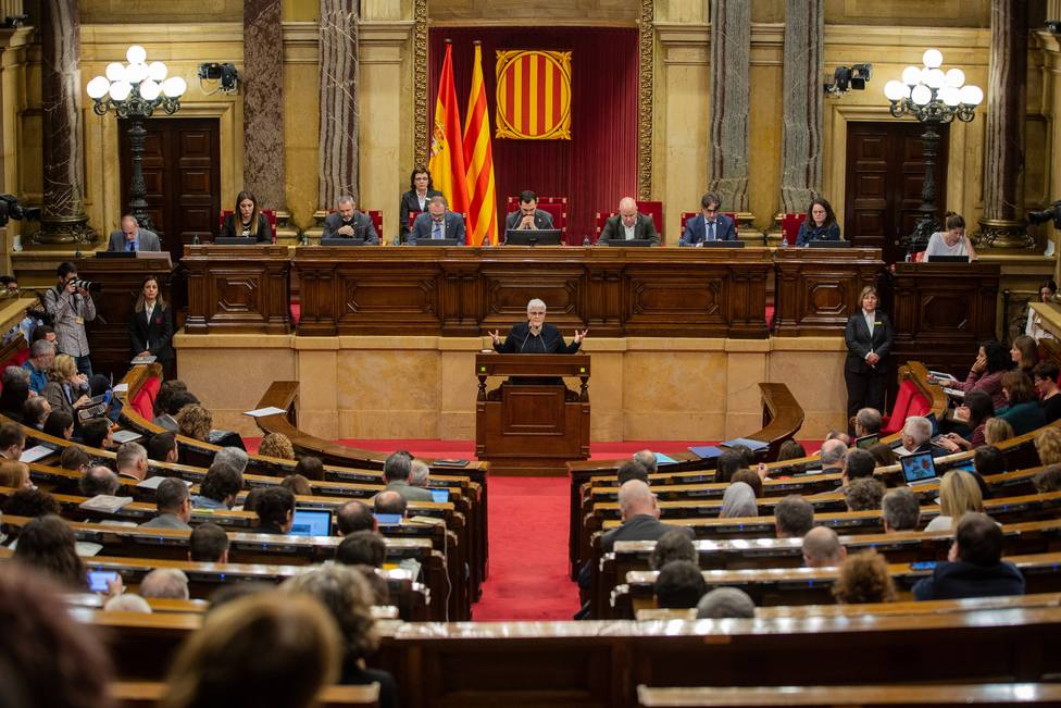 El pleno del Parlament catalán debatirá la totalidad de los Presupuestos 2020 la próxima semana