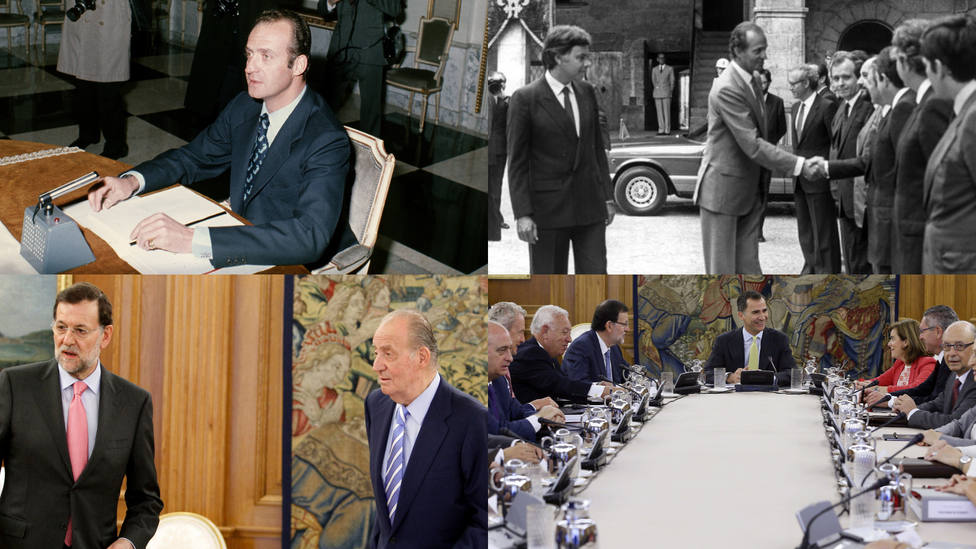 Los Consejos de Ministros presididos por el Rey desde la Transición hasta hoy