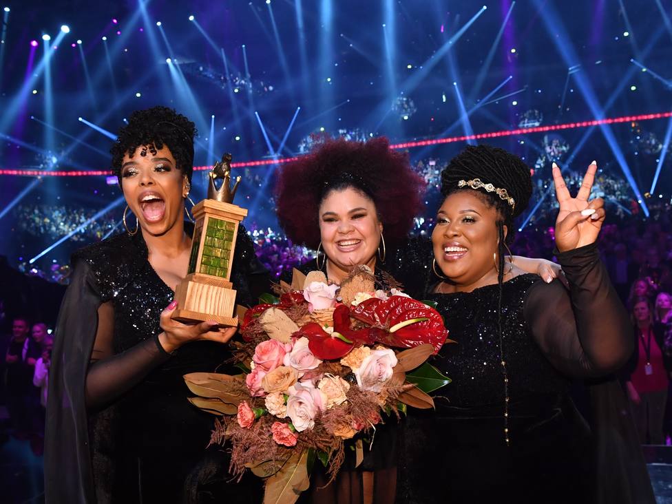 The Mamas, muy sonrientes tras su victoria en Eurovisión 2020