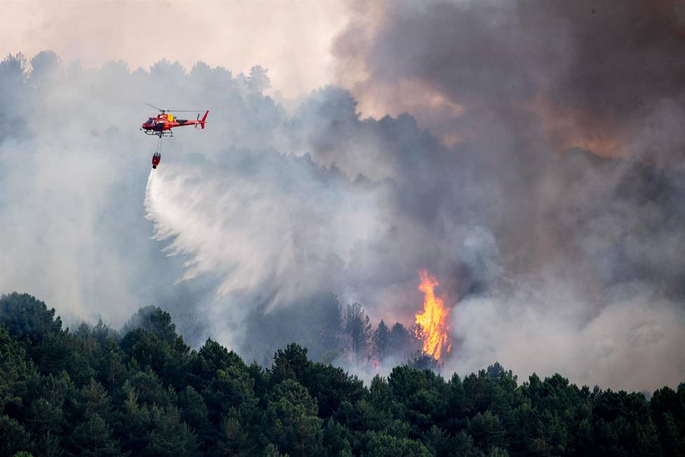 El incendio de Collado Mediano (Madrid) se encuentra en fase de control