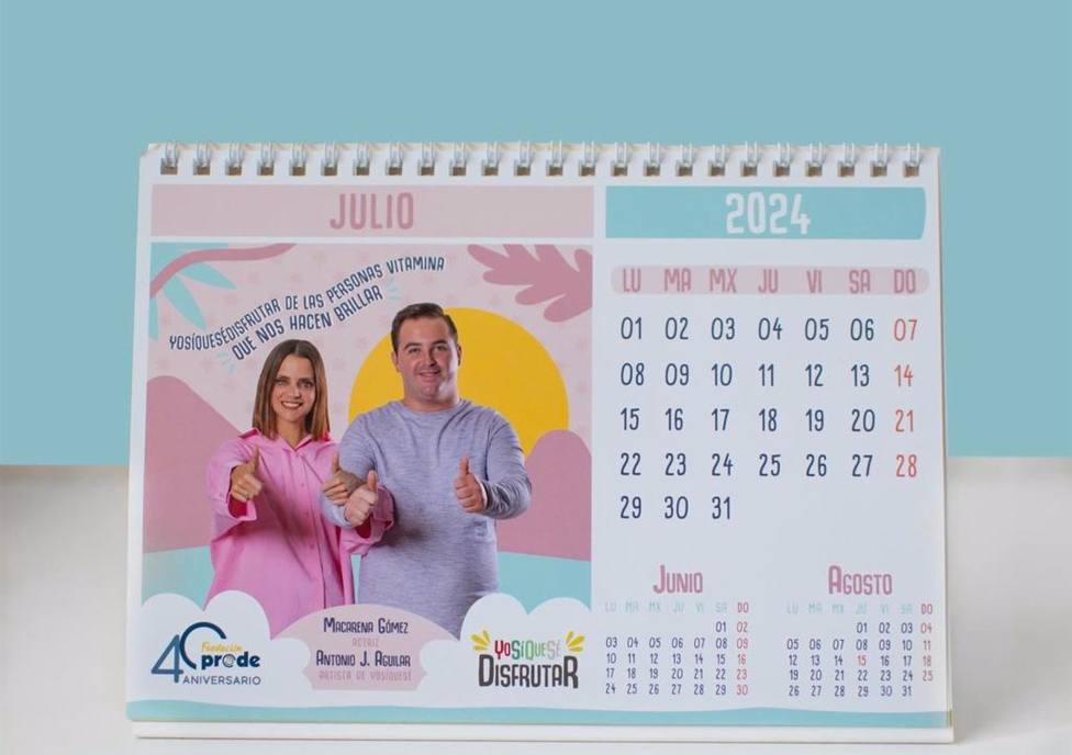 Macarena Gómez, Octavi Pujades El Chojin, en el calendario de Fundación Prode y Yosíquesé