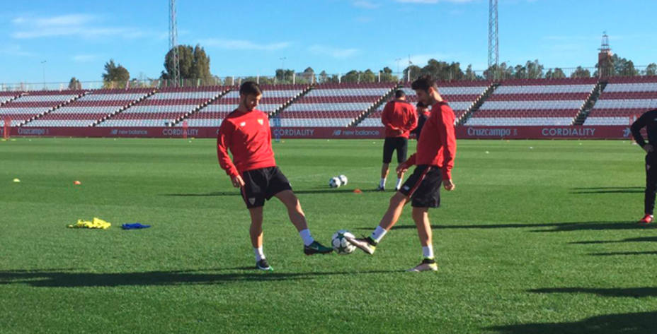 Sergi Roberto, durante un entrenamiento (FOTO - @FCBarcelona_es)