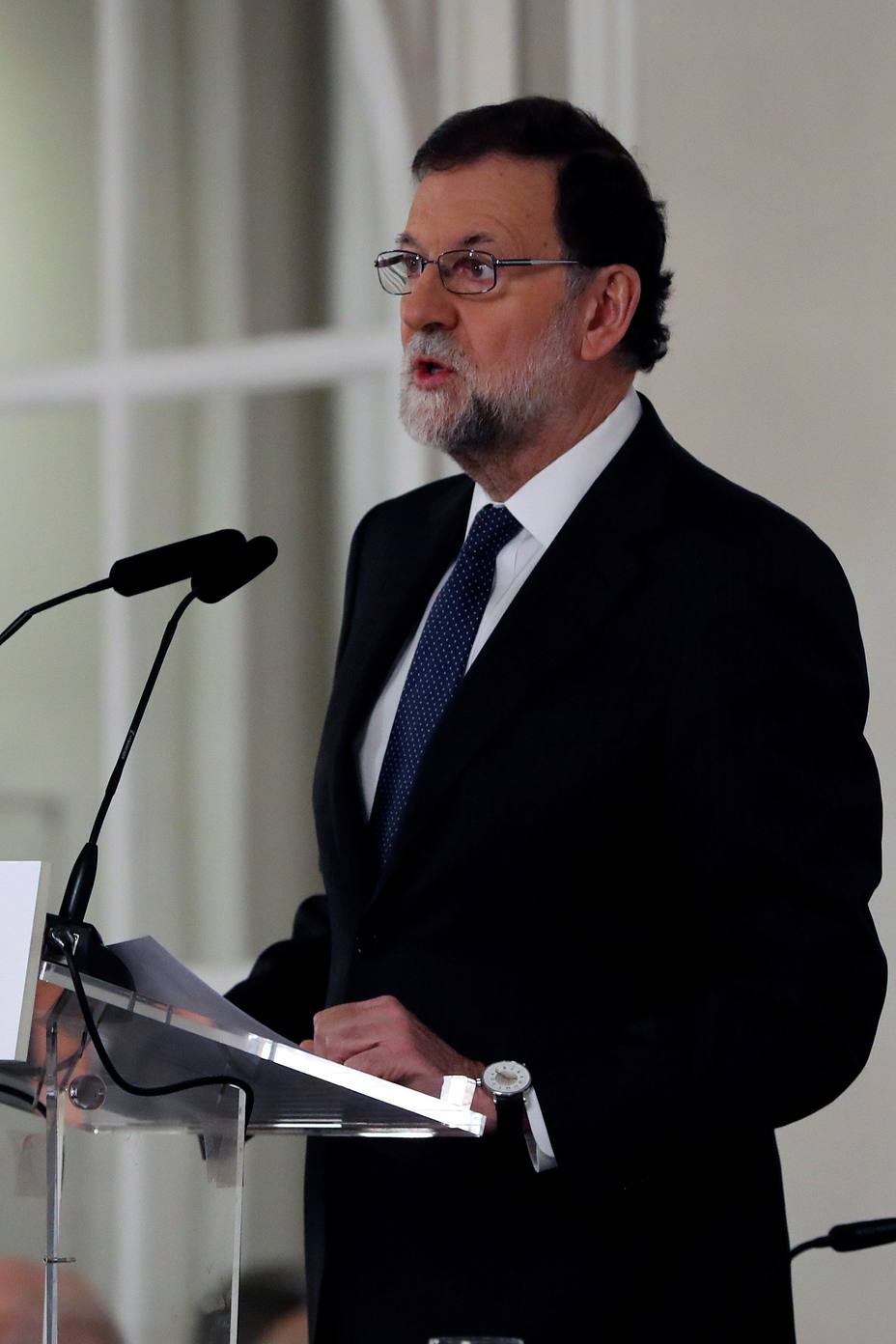 Mariano Rajoy habla del traslado de los bienes a Sijenia