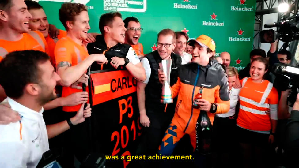 Carlos Sainz recuerda algunos de los mejores momentos con McLaren