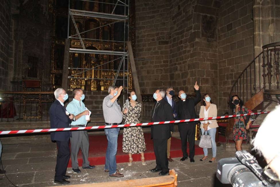Las obras de restauración de la iglesia de San Martín durarán dos años