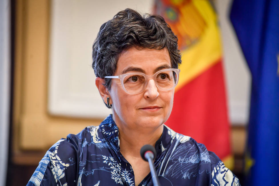 Spanish Foreign Minister Arancha Gonzalez Laya in Italy