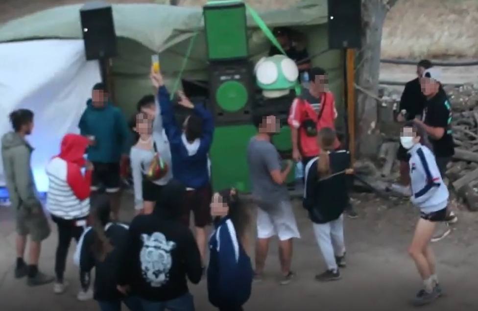 VÍDEO | Así se celebraban fiestas rave en una finca de Antequera donde no se cumplían las normas sanitarias