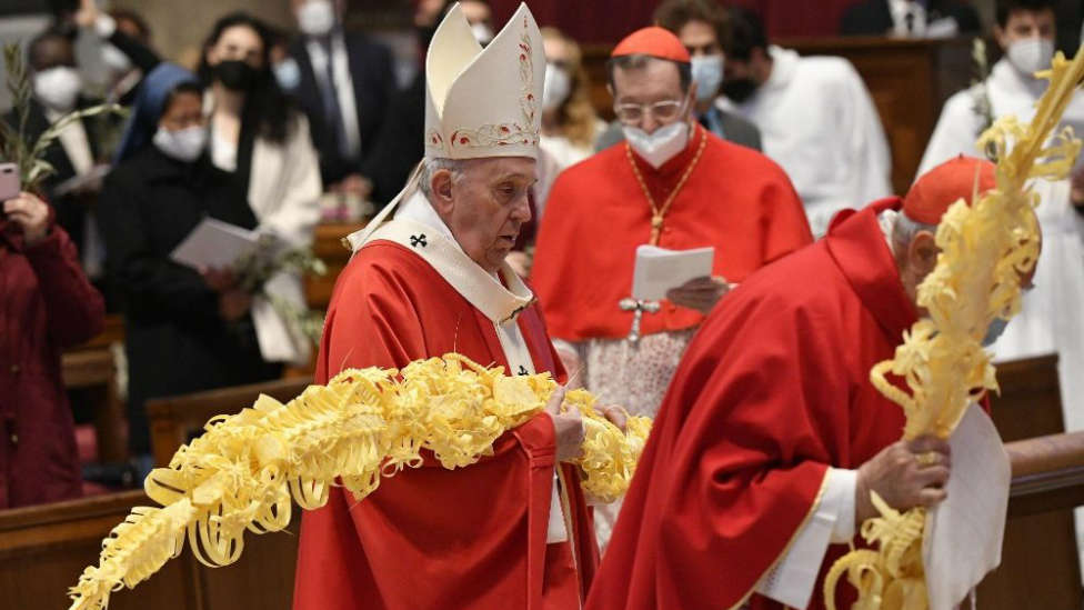 Vuelve a ver la Santa Misa de Domingo de Ramos del Papa Francisco desde el Vaticano