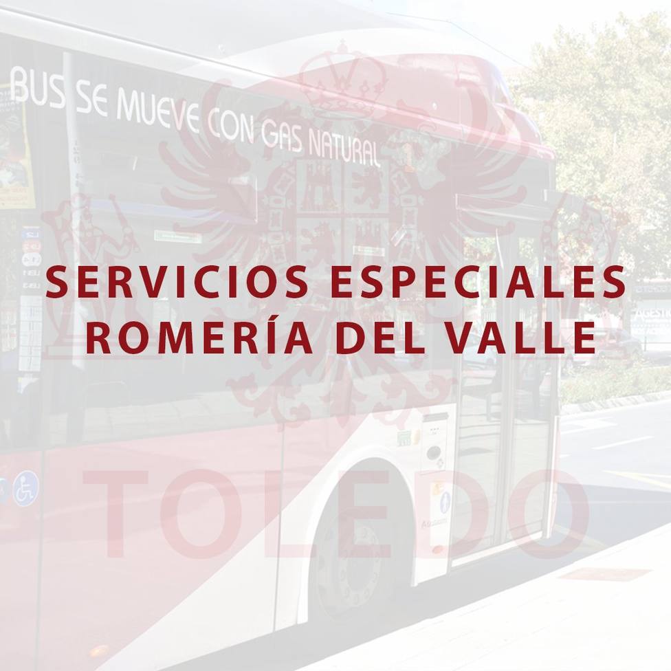 Servicio especial de autobús para la romería del Valle