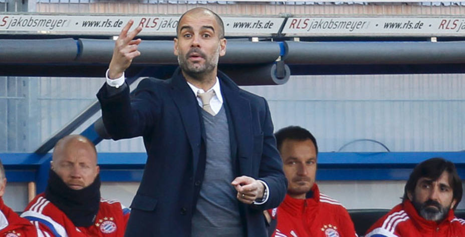 Pep Guardiola tiene contrato con el Bayern de Munich hasta 2016. Reuters.