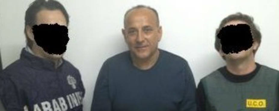 Giuseppe Polverino el día de su detención en Jerez de la Frontera en 2012. Foto Guardia Civil