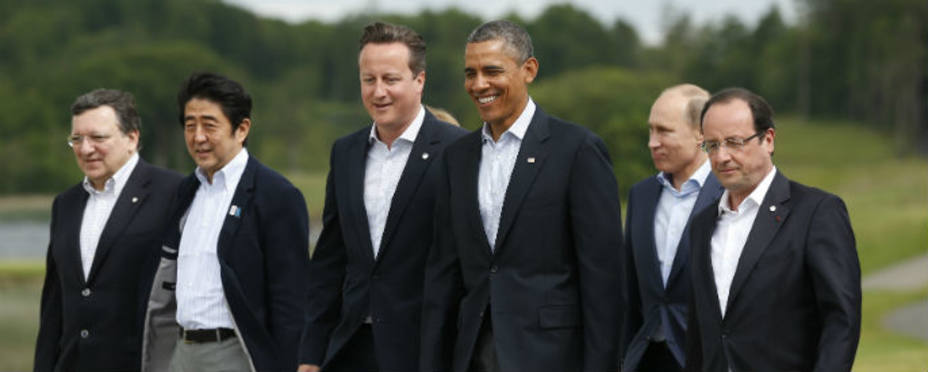 Los líderes del G8/ Reuters