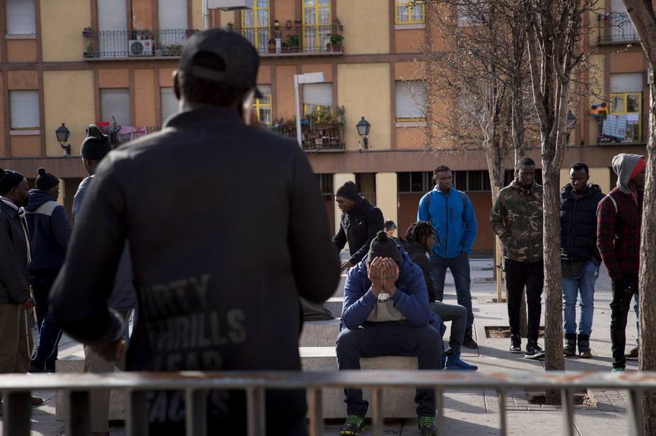 En el barrio de Lavapiés de Madrid continúa la tensión entre senegaleses y la Policía