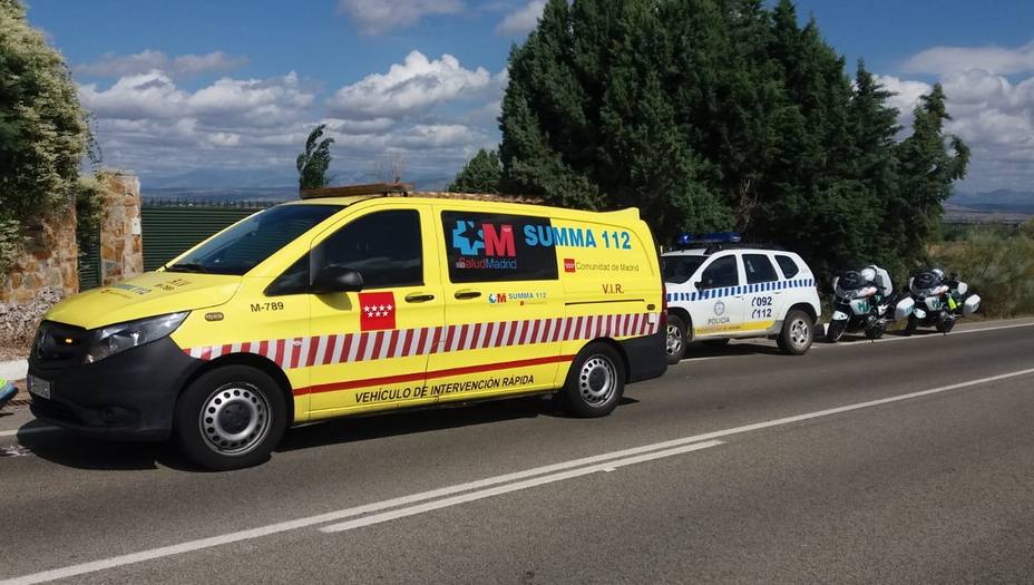 Un ciclista muere en Madrid al colisionar con una furgoneta