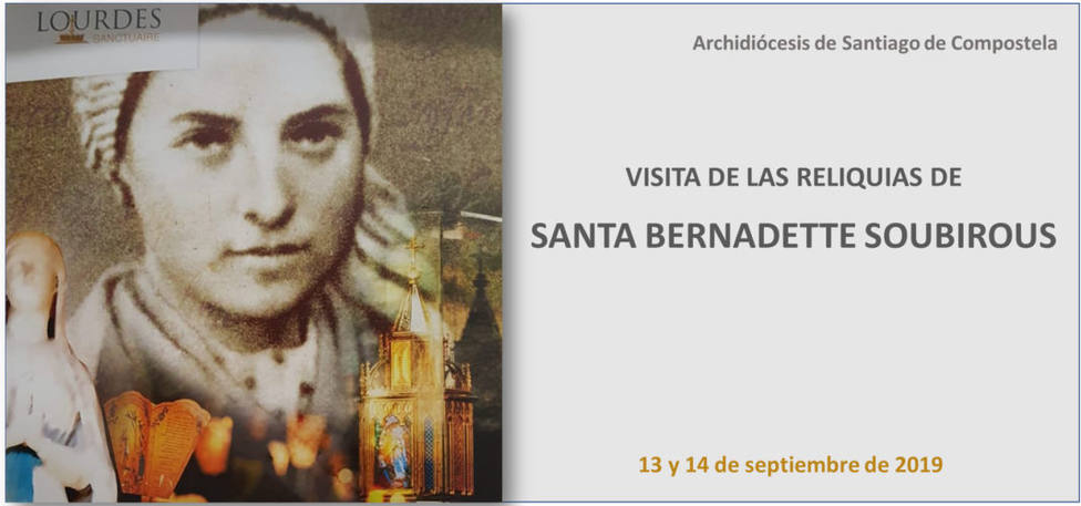 Las reliquias de Santa Bernardette, en Santiago