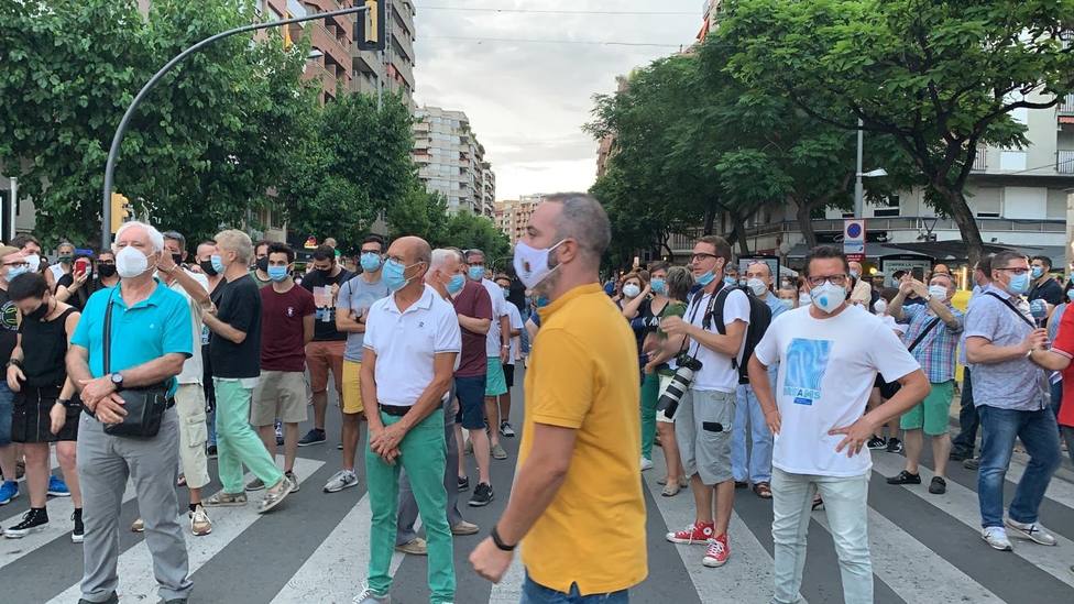 Coronavirus.- Unas 300 concentrados en Lleida contra el confinamiento de varios municipios