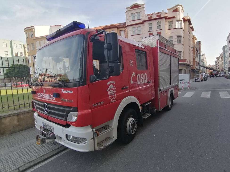 Foto de archivo de un camión de Bomberos Ferrol