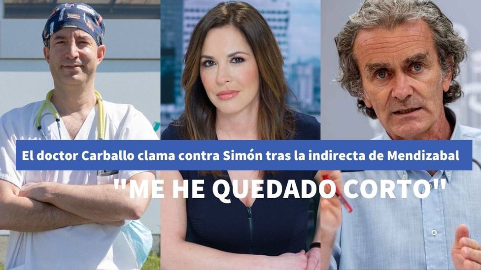 El doctor César Carballo vuelve a clamar contra Fernando Simón tras una indirecta de Mamen Mendizabal