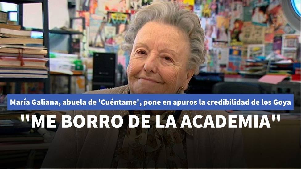 María Galiana, abuela de Cuéntame, pone en apuros la credibilidad de los Goya: Me borro de la academia