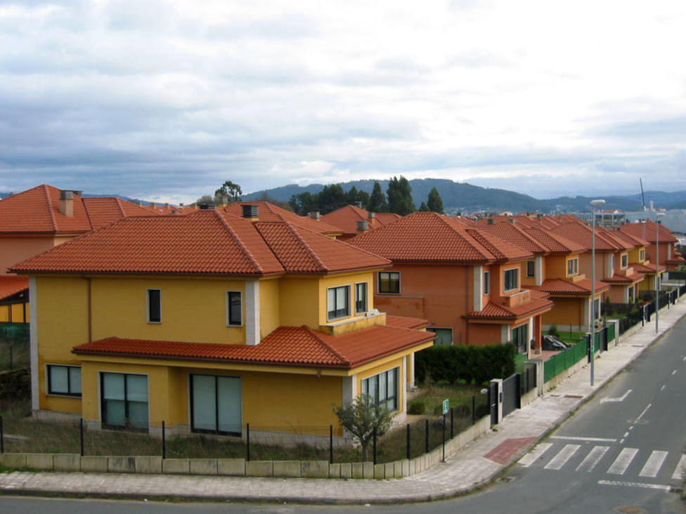 Foto de archivo de algunas de la viviendas de Ciudad Jardín, en O Vinculeiro - FOTO: Concello de Ferrol