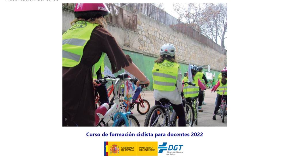 La DGT desarrolla el curso de formación ciclista para docentes