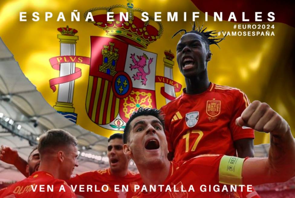 Pantallas gigantes por Castilla la Mancha donde podrás ver el partido de España contra Francia