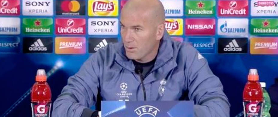 Zidane, en la rueda de prensa de este lunes