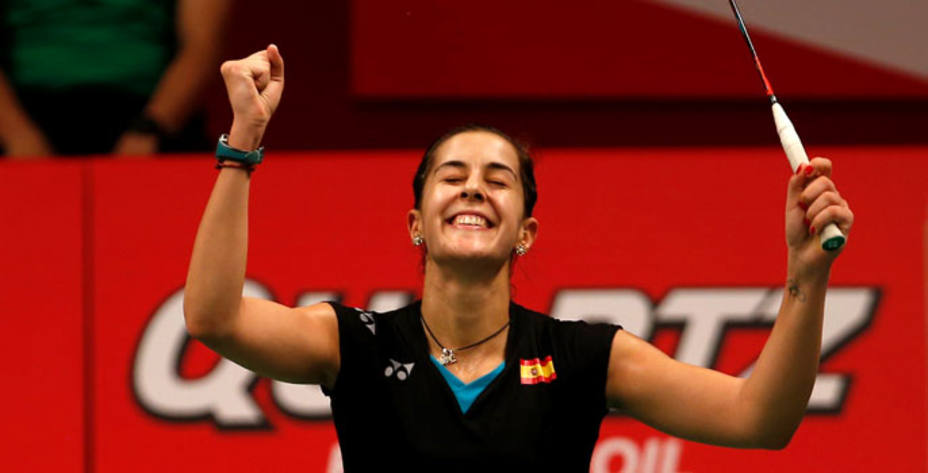 Carolina Marín repetirá final en el mundial de bádminton tras ganar a Sung. Reuters.