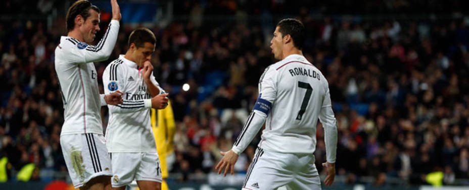 Cristiano y Bale marcaron ante el Ludogorets. REUTERS