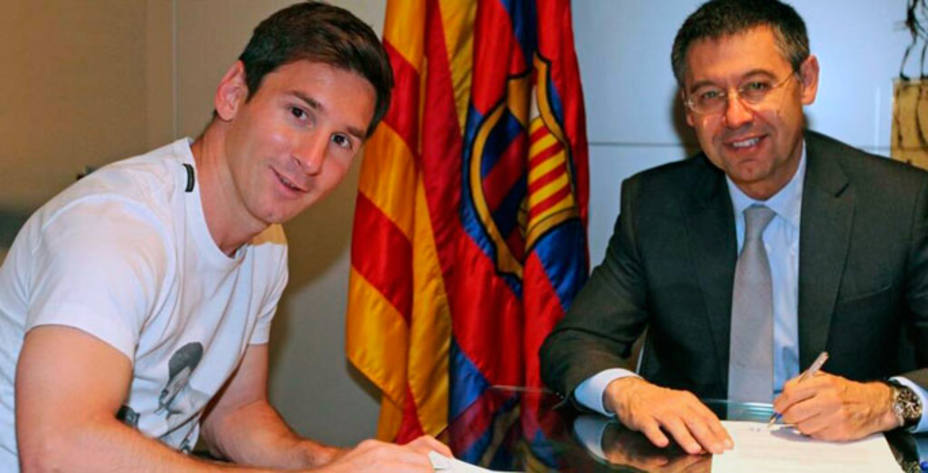 El Barça hace oficial la mejora de contrato de Messi. (www.fcbarcelona.com)