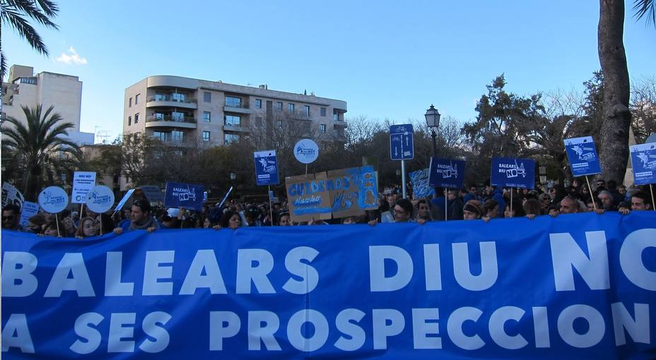 La plataforma Balears Diu No organiza este miércoles en Palma una recogida de alegaciones contra las prospecciones