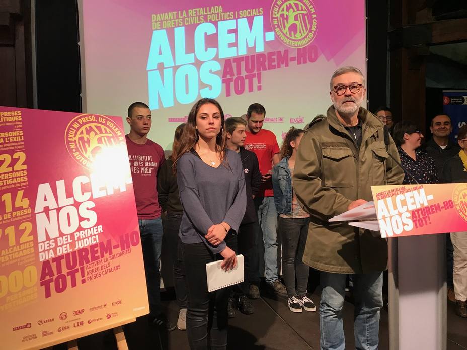 La CUP lanza una campaña de movilizaciones para parar Cataluña durante el juicio a los presos