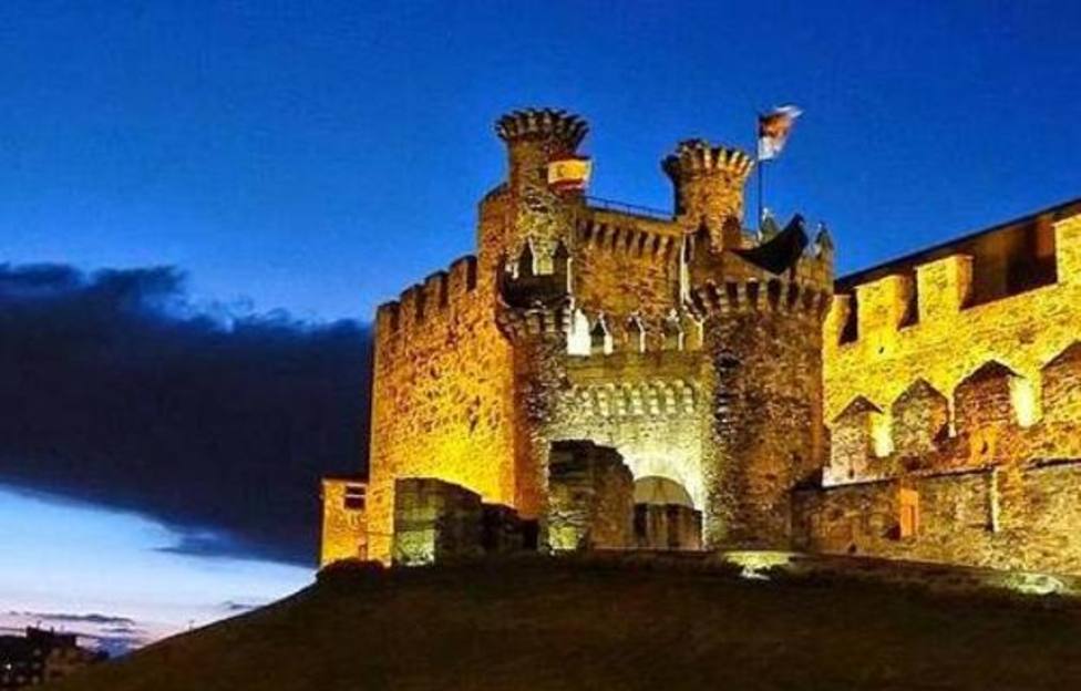 Una imagen de archivo del castillo de Ponferrada