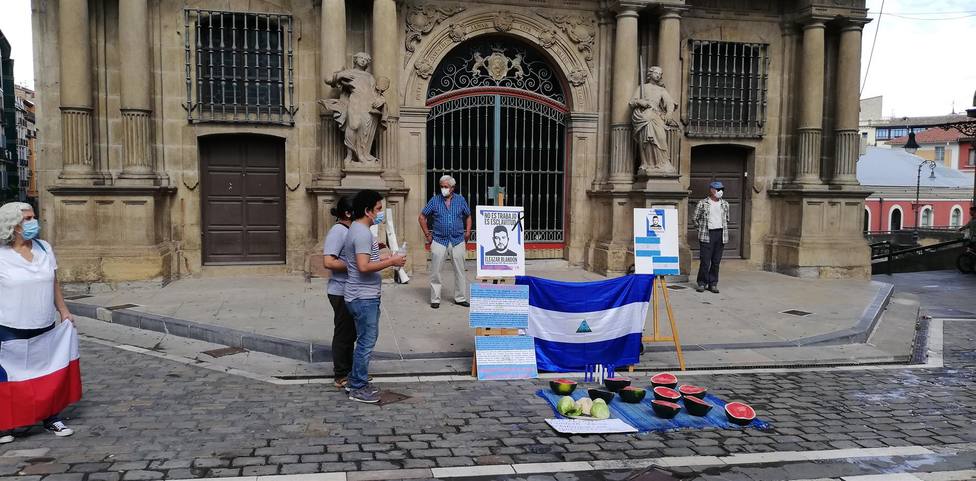 La Comunidad Nicaraguense de Pamplona reclama justicia para Eleazar Blandón, temporero fallecido en Lorca
